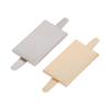 10pcs Zinc Alloy Blank Name Labels Rectangle Logo Labels DIY Metal Blank Stamping Tags  Leathercraft