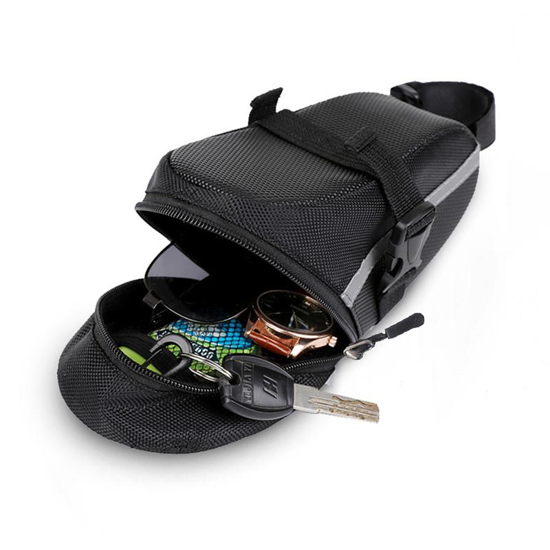 Bicycle Bike Storage Saddle Bag Cycling Seat Tail Rear Pouch Bag Bicycle Repair Tools Pocket Pack Riding Cycling Tail Bag