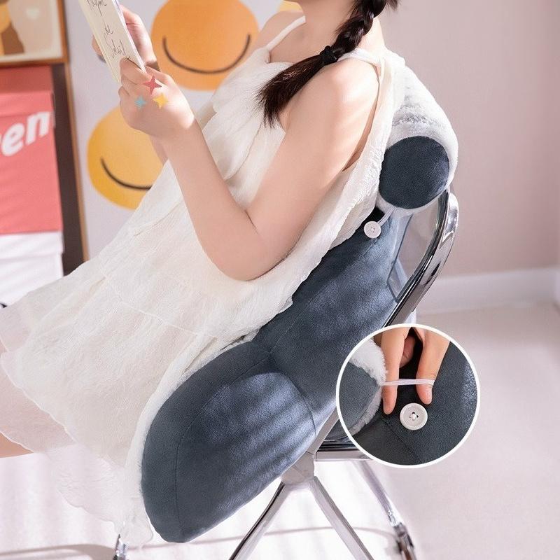 Cartoon Cute Backrest Bedside Pillow Dormitory Bed Reading and Playing Sofa Waist Support Office Bedside Cushion Large Pillow