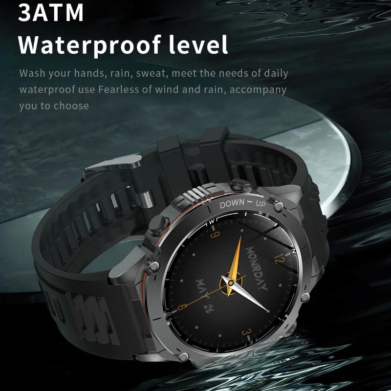 2025 NEW Original Built-in Dual-band GPS Men Smartwatch BT Call Fitness Military 10ATM IP68 Military Sport Smart Bracelet  for Xiaomi