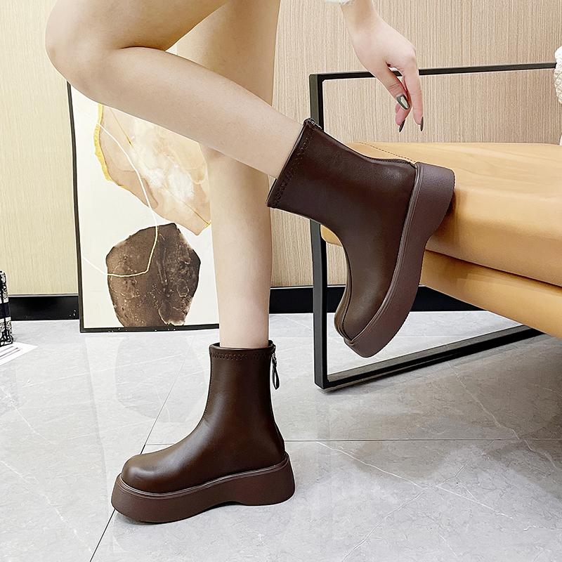 Модные весенне-осенние хиты продаж Высококачественная женская обувь Модные однотонные — фото 5