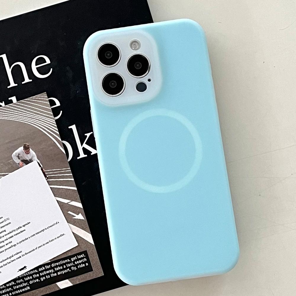 Fluorescent Jelly Liquid Silicone Phone Case For iPhone 17 16 15 13 12 11 14 Pro Max Plus For Magsafe Wireless Charging Cover