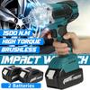 488Vf 1500N.m 1/2 Socket High Torque Brushless Wrench Cordless Electric Impact Wrench Power Tools For 18V Battery