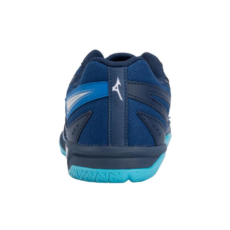 Mizuno WAVE KAISERBURG 8 Slip Resistant Abrasion Resistant Low Top Table Tennis Shoes Unisex Blue Silver 81GA242002