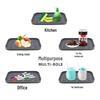 Silicone Draining Mat: Kitchen & Bathroom Sponge and Soap Holder  