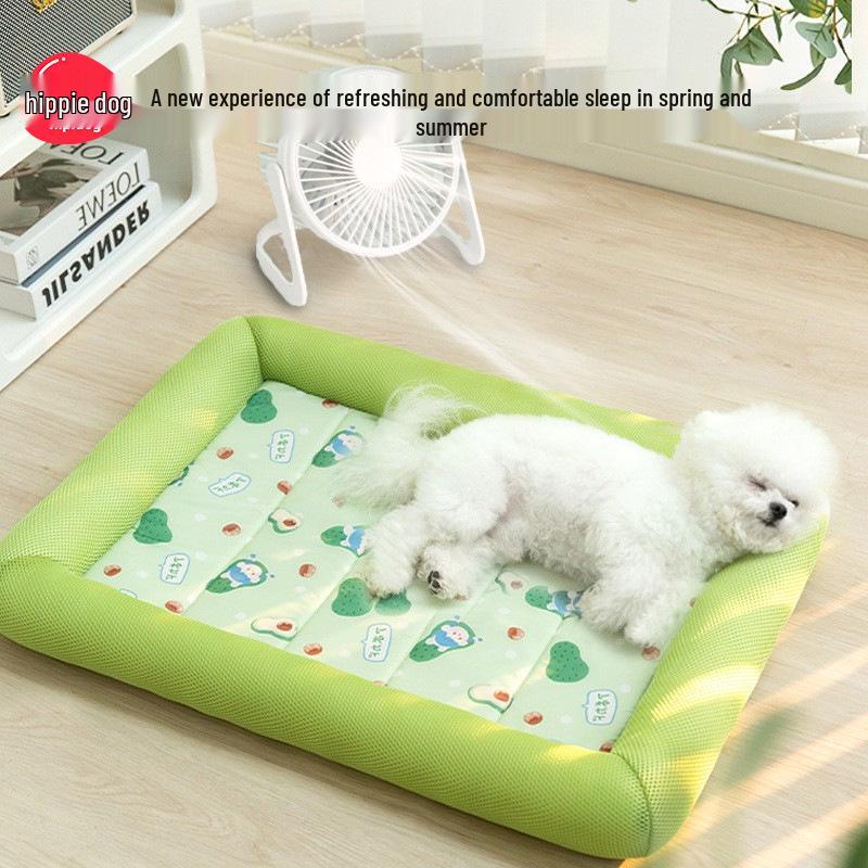 Cooling Sandwich Bib Dog House with Cool Mat for Small and Medium Dogs and Cats - Spring and Summer Pet Supplies
