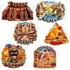 Egypt 3D Fridge Magnets Stickers Tourism Souvenir Refrigerator Magnets Sticker Home Kitchen Decor