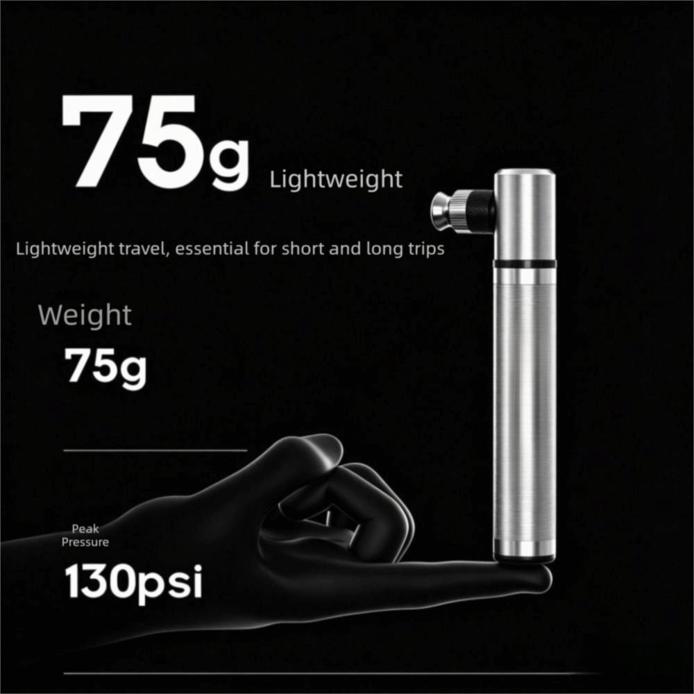 Mini Size Mini Bike Pump Aluminum Zinc Zinc Alloy Cycling Pump Mini Air Pump Household
