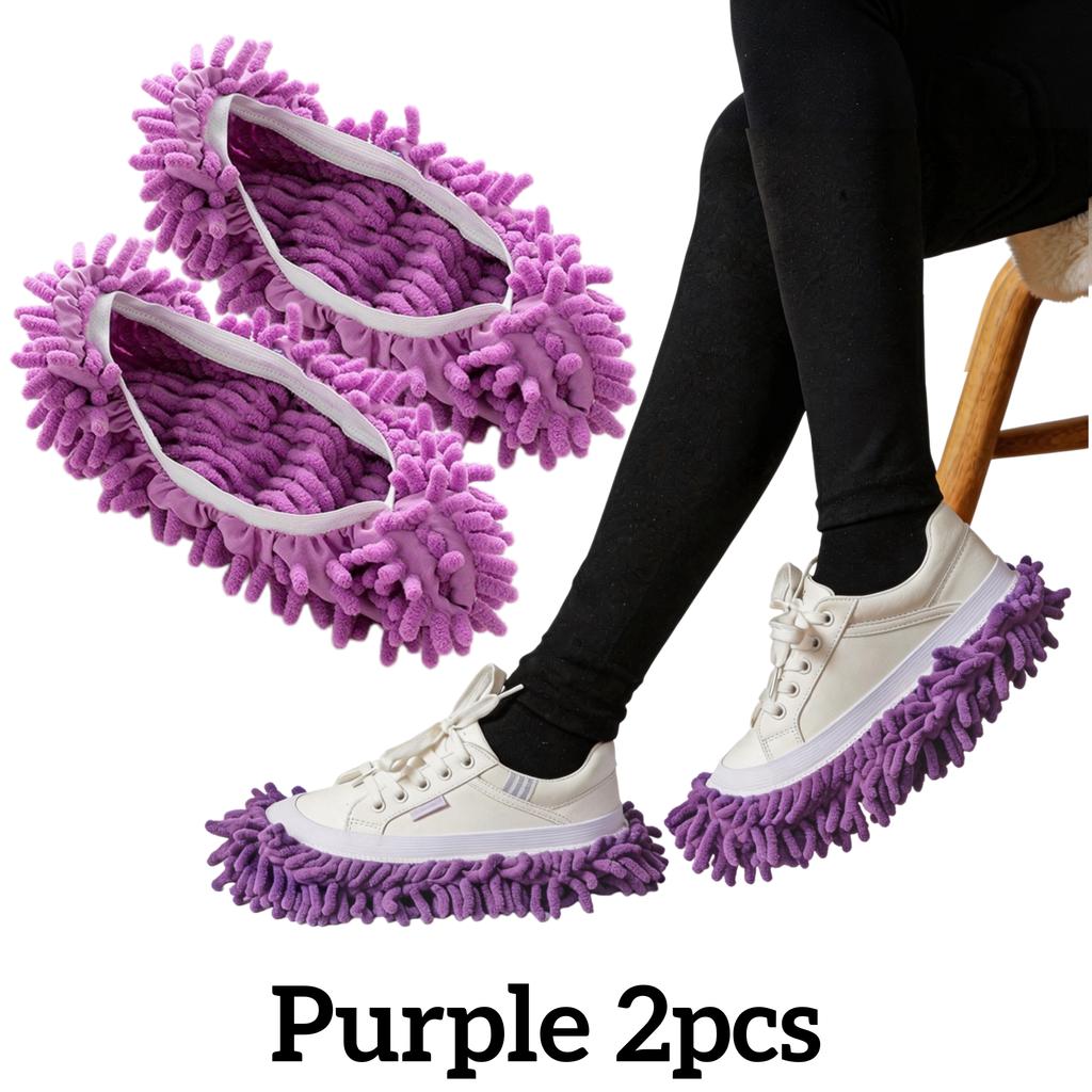 2/10pcs Multifunction Slippers Covers Reusable Lazy Mop Cloths Shoes Foot Dust Protectors for Household Cleaning Tools Mop Heads