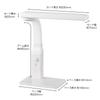 OHM LED Schreibtischlampe mit Dimmfunktion und Farbwechsel, DS-LE95CG-W/RA93, 06-3685
