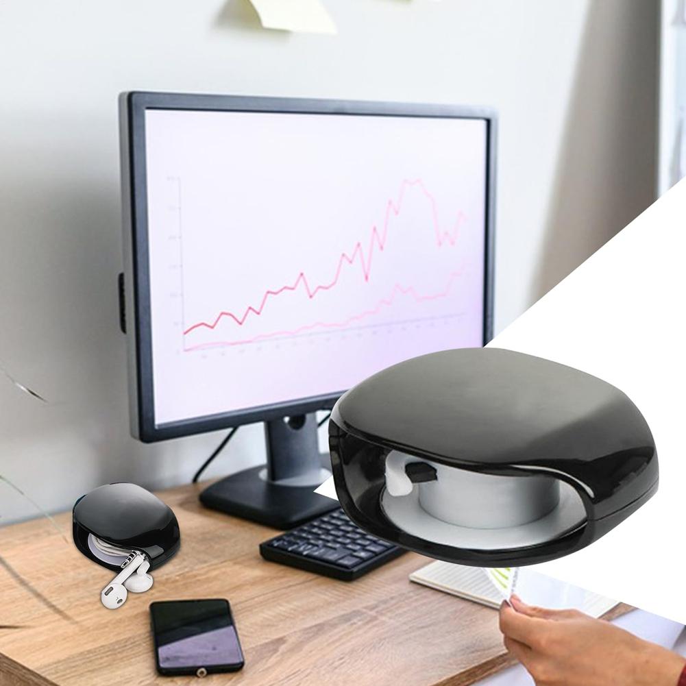 Автоматический катушка для шнура, дорожная коробка для управления кабелями, маленький кейс-моталка, горизонтальный ретрактор шнура для телефона, путешествий, автомобиля, ридера China Mainland