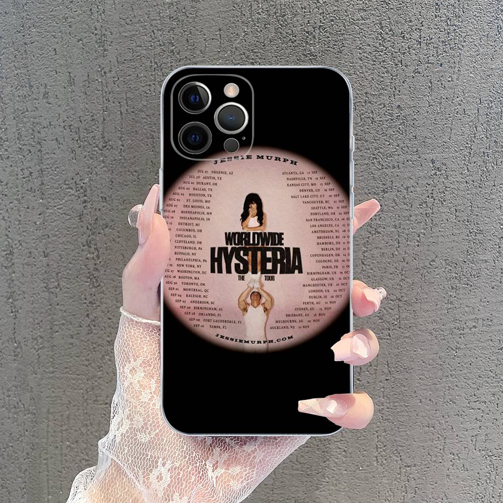 Singer Jessie Murph Case For Iphone 17 16 15 Pro Max 11 12 13 14 Pro Plus Phone Cover