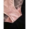 Light Luxury High-end Embroidered Mid Waist Panties with Lace Sexy and Breathable Triangular High Elasticity Satin Surface Women’s Panties