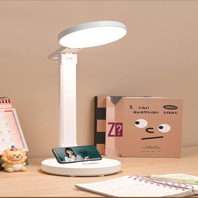 

Full Spectrum LED Desk Lamp with Pen Holder & Clock