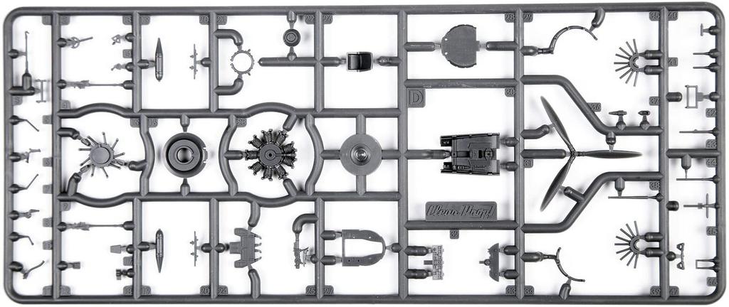Clear Prop Scale Japanese Navy Type 96 Model 2 Carrier Fighter Early Model Starter Kit Plastic Model CPU72006 Molded in Color 1/72