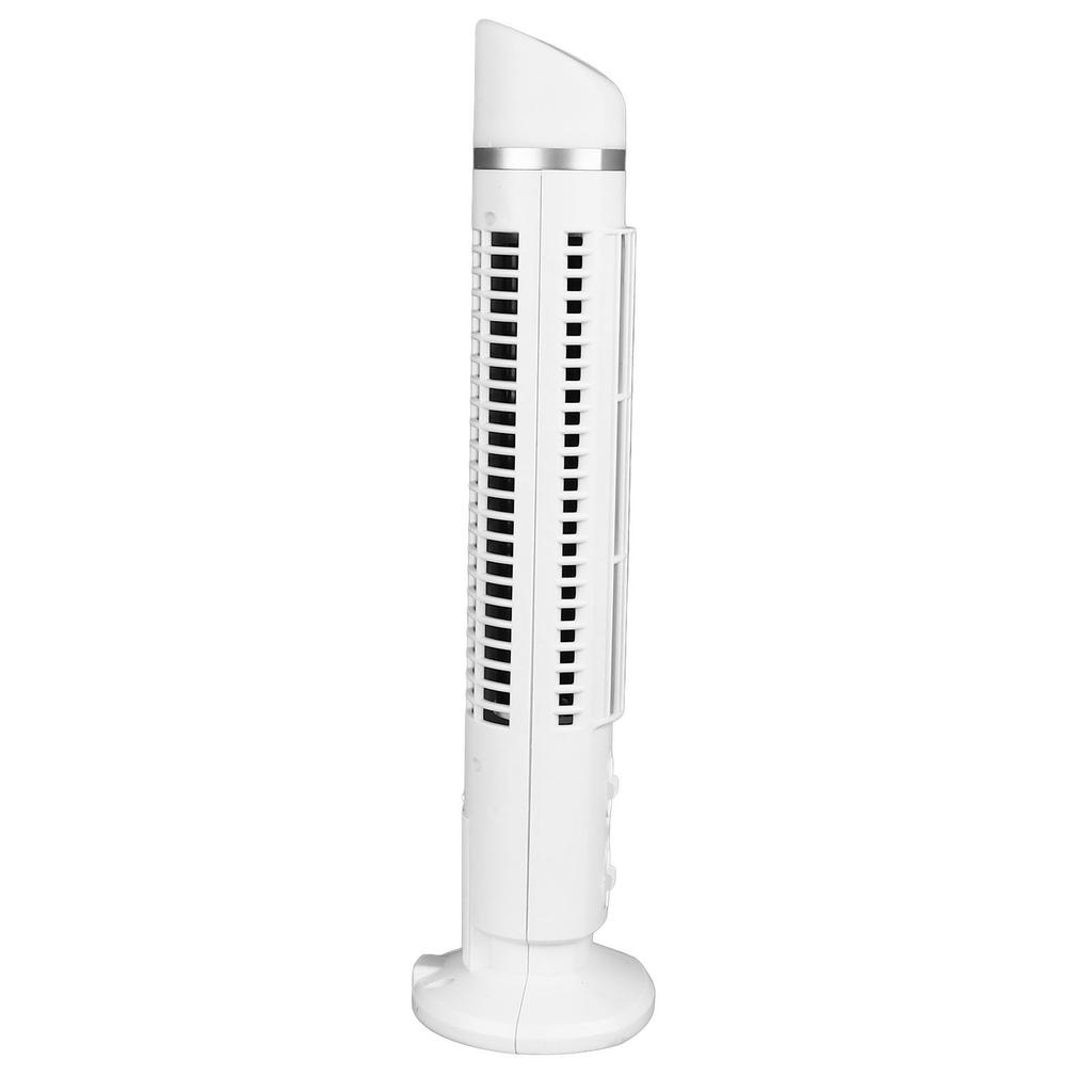 Bladeless Tower Fan Portable USB Desk Fan with Light for Home Bedroom  