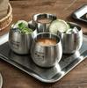  120ML Milk Coffee Mug 304 Stainless Steel Water Cup Durable Anti Drop Children Thicked Anti Scalding Cute Drinking Cup