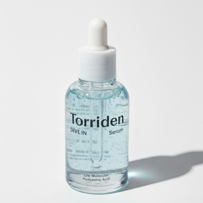 

Torriden DIVE IN Hyaluronic Acid Serum for Deep Hydration 50ml Korean K-Beauty Glass Skin Plump Glow Torriden Serum 50ml