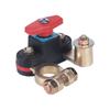 Car Battery Disconnect Control with Cutoff Knob and Wrench, Metal Terminal Hardware for Long Term Parking, Maintenance and Battery Power Disconnect