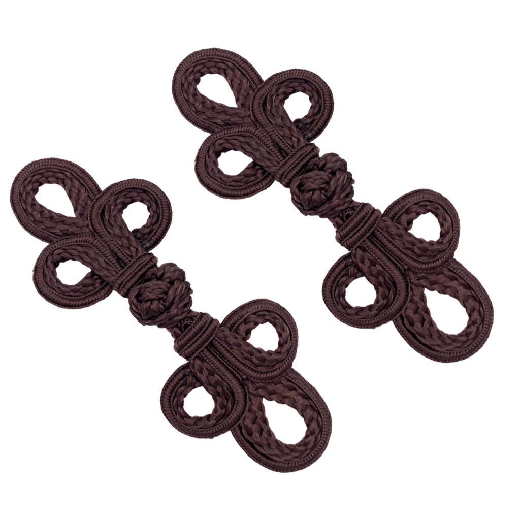 Retro Chinese Knot Button Handmade Nylon Cardigan Closure for Tang Suit Cloak Sweater Costume Sewing Projects