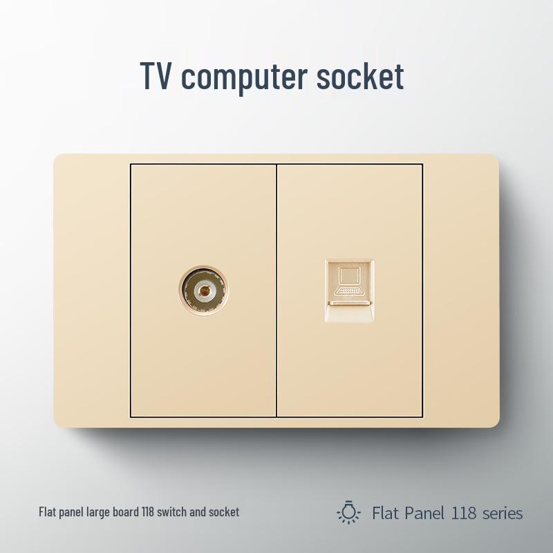 International Electric 118 Type Concealed Multi-Hole Panel: 16A, 6-Hole, 9-Hole, 12-Hole Switch and Socket.