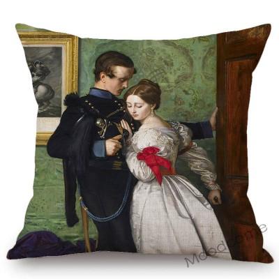 Famous Painting John Everett Millais The Blind Girl Ophelia Victoria Era Art Throw Pillow Case Pre-Raphaelite Sofa Cushion Cover