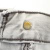 Levi's 501 Color Denim Shorts W32 Gray Men's Used