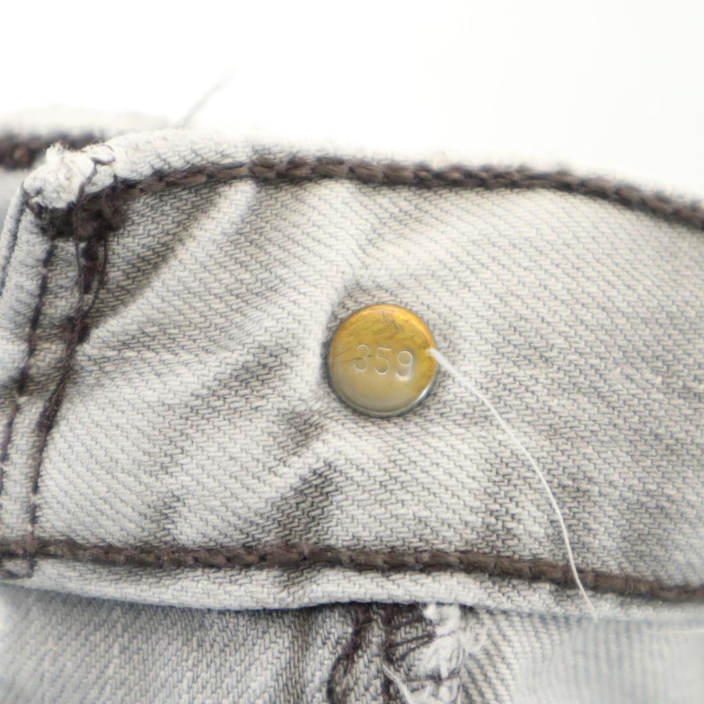 Levi's 501 Color Denim Shorts W32 Gray Men's Used