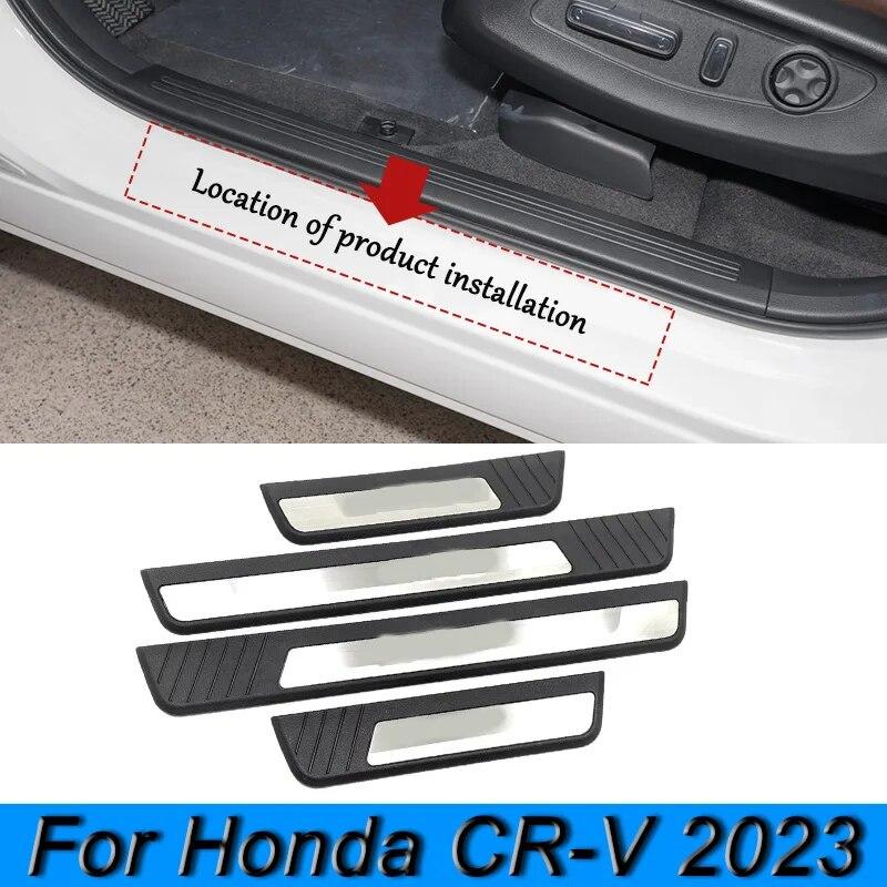 

Накладка на порог, чехол для педалей, чехол для Honda CR-V CRV 2023, аксессуары для стайлинга автомобилей