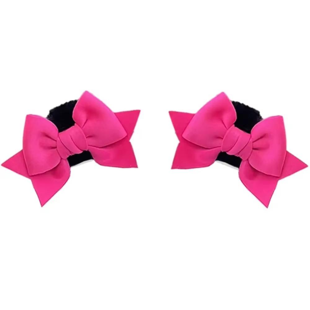 2Pcs Butterfly Knot Motorcycle Hat Decoration Bowknot Moto Helmet Ears  for Women Cycling