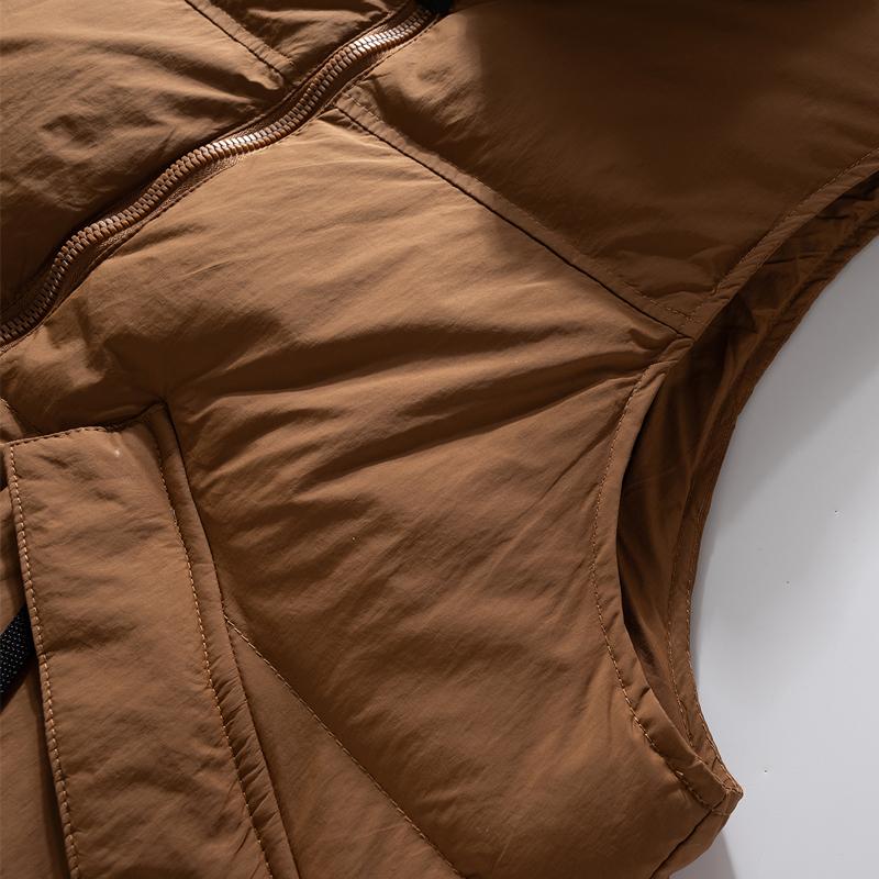 Fashion Autumn Winter Sleeveless Coats Men Plus Size Outerwears Casual Vintage Thick Warm Vest