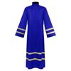 Medieval European Stand Collar Robe: Long Sleeve Cosplay Outfit for Priest Performance