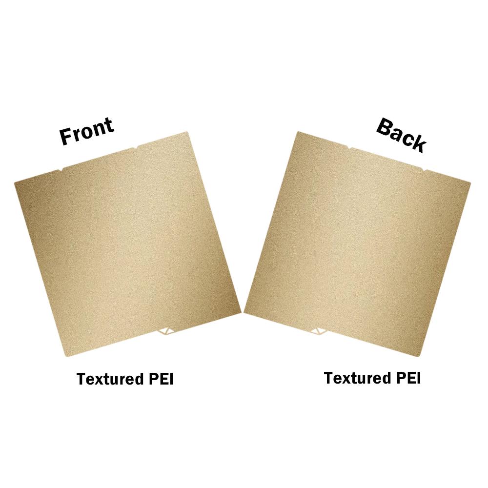 Upgrade Kobra 4 Zubehör für Anycubic Kobra X Platte Glatt PEI Texturiert Heizbett Zweiseitig Flexibel Druckplatte Abnehmbar
