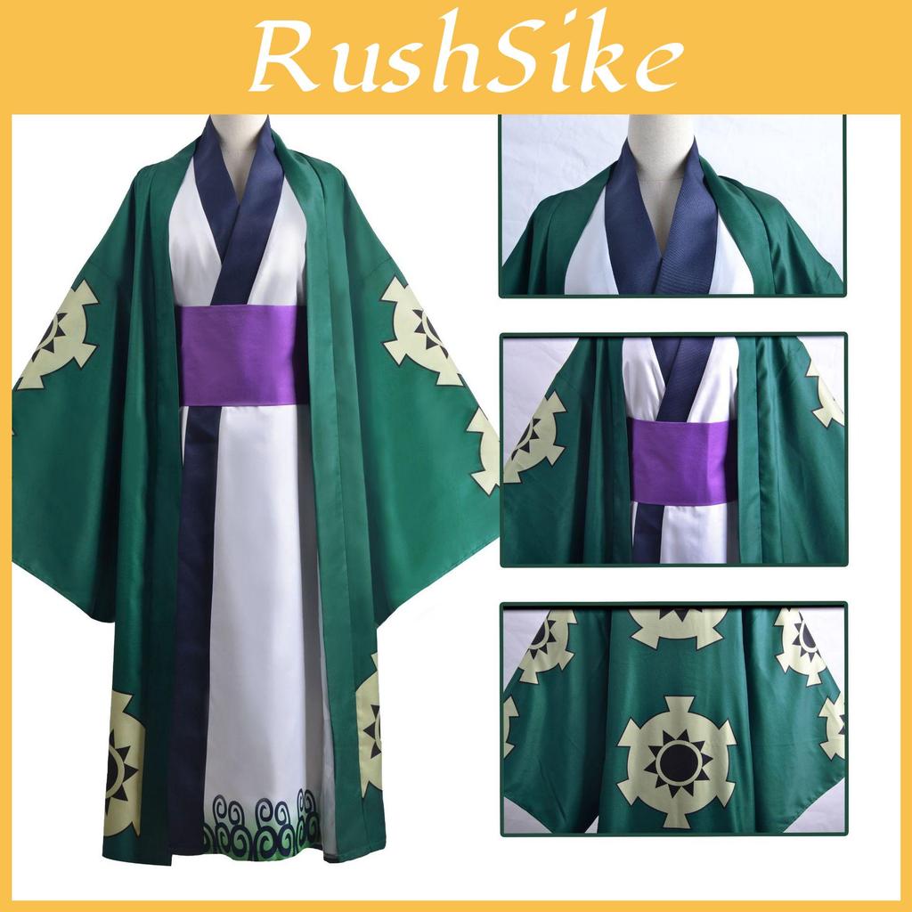 One Piece Roronoa Zoro Wano Country Cosplay Kostým Kimono Pro Muže A Ženy