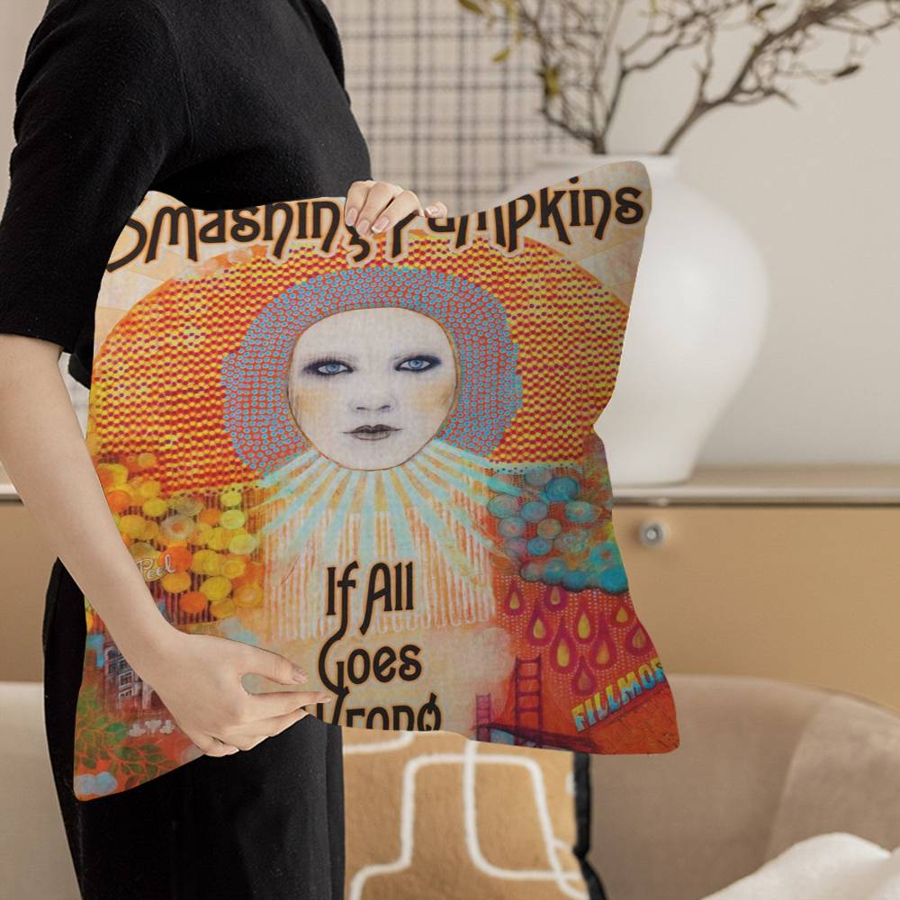 The Smashing Pumpkins band Maple Design Cushion Cover Happy Autumn Harvest decor Holiday Decorati Pillow Cover