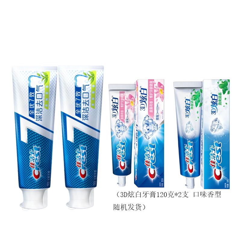 

Crest All-in-One 7 Effects Deep Clean & 3D White Toothpaste Bundle