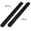 5Pcs Double Sided Emery Board Nail File, 100/180 Grit Nail Buffering Files, Black Manicure Pedicure Tool