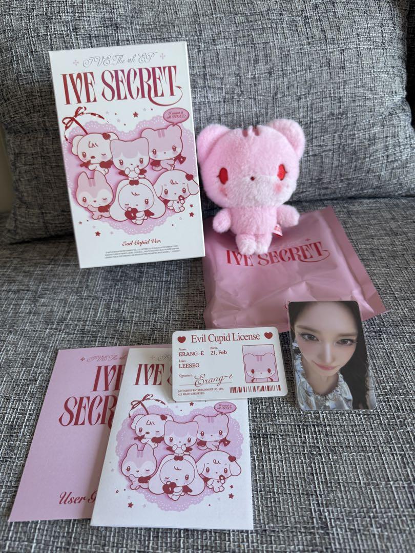 

[USED] Ive Secret Devil Cupid Plush Toy Iso