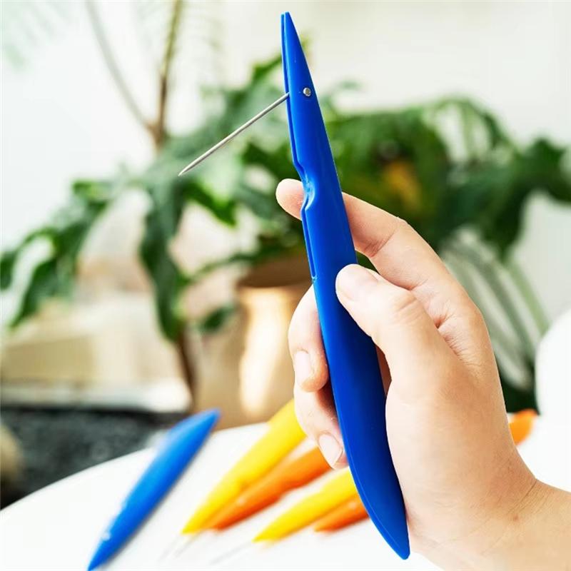 AS60-For Clay Sculpting Carving Cutting Throwing Modeling Multi-Functional Foldable Pottery Needle Steel Tool DIY Ceramics