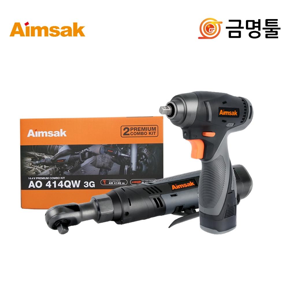 

I m Sac AO414QW Комбинированный набор для зарядки 3G, 2,0 Ач, 2 упаковки AW414Q 3G 3G, ударная трещотка AI414RW