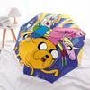 Printed Adventure Time-Printed Folding Umbrella,Outdoor,Leisure,And Travel Umbrella,Durable Umbrella Fabric,Birthday And Holiday Gift