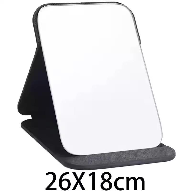 Portable Foldable Makeup Mirror - High Definition, Desktop, Available in Various Sizes for Student Dormitory or Home Use
