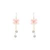Tassel Bow Earrings: Trendy High-End Design for Women 2024