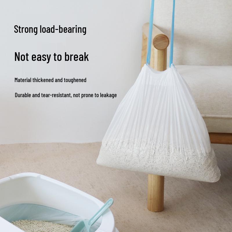 Απορρίψιμες Σακούλες Καθαρισμού & Σακούλες με Κορδόνι για Άμμο Γάτας