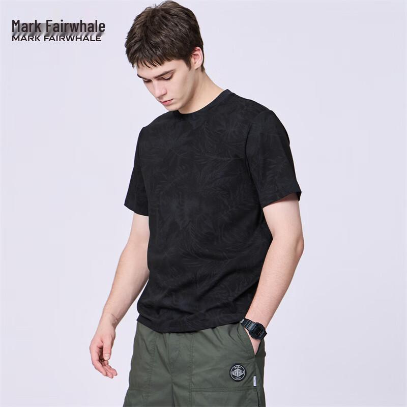 Mark Fairwhale Men s Floral Embroidered Crew Neck T-Shirt M