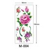 Waterproof Three-Dimensional Color Print Tattoo Sticker, Butterfly Flower Animal Tattoo