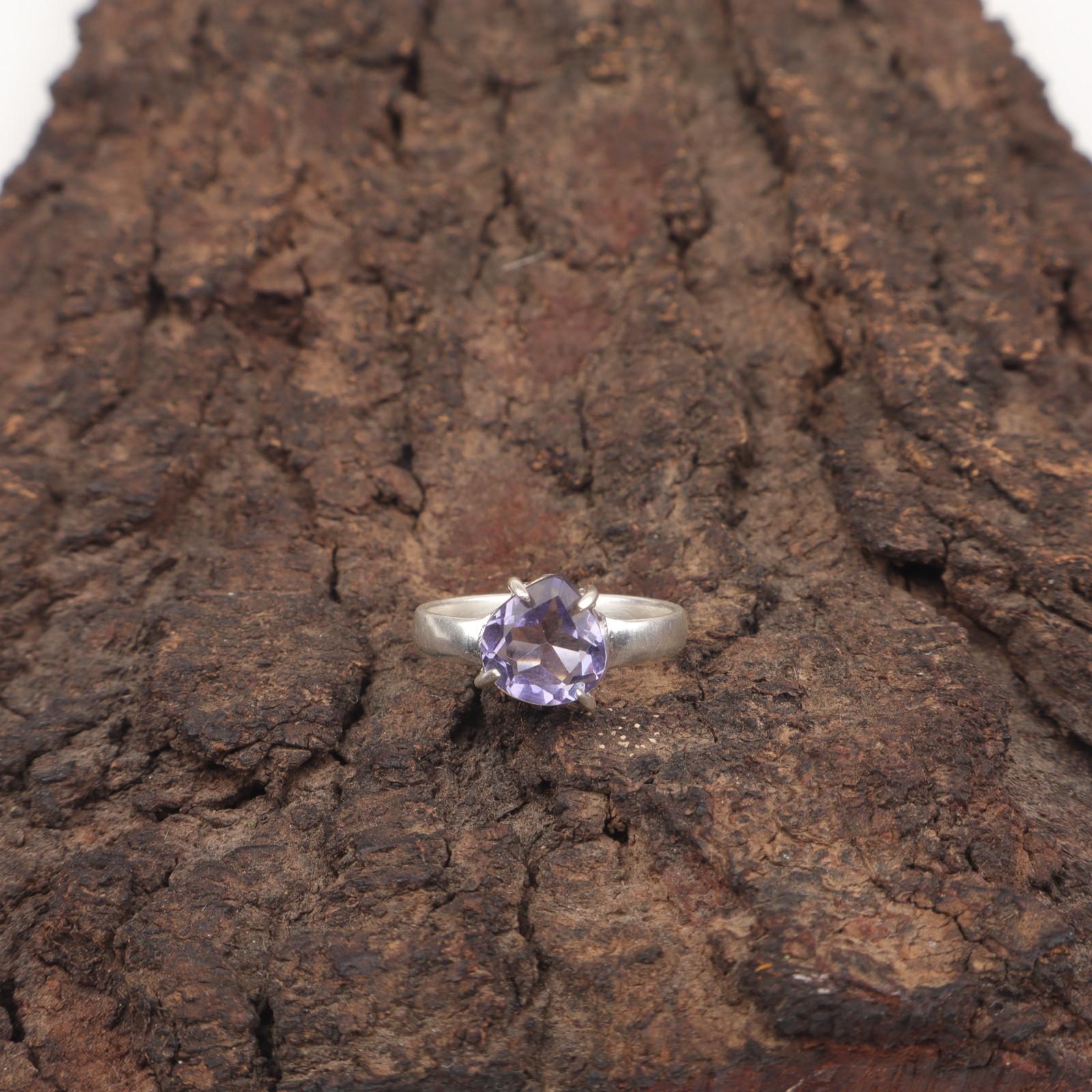 

Натуральный иолит серебро 925 пробы подарок на помолвку новое этническое кольцо полной вечности RR-43-10 5.5