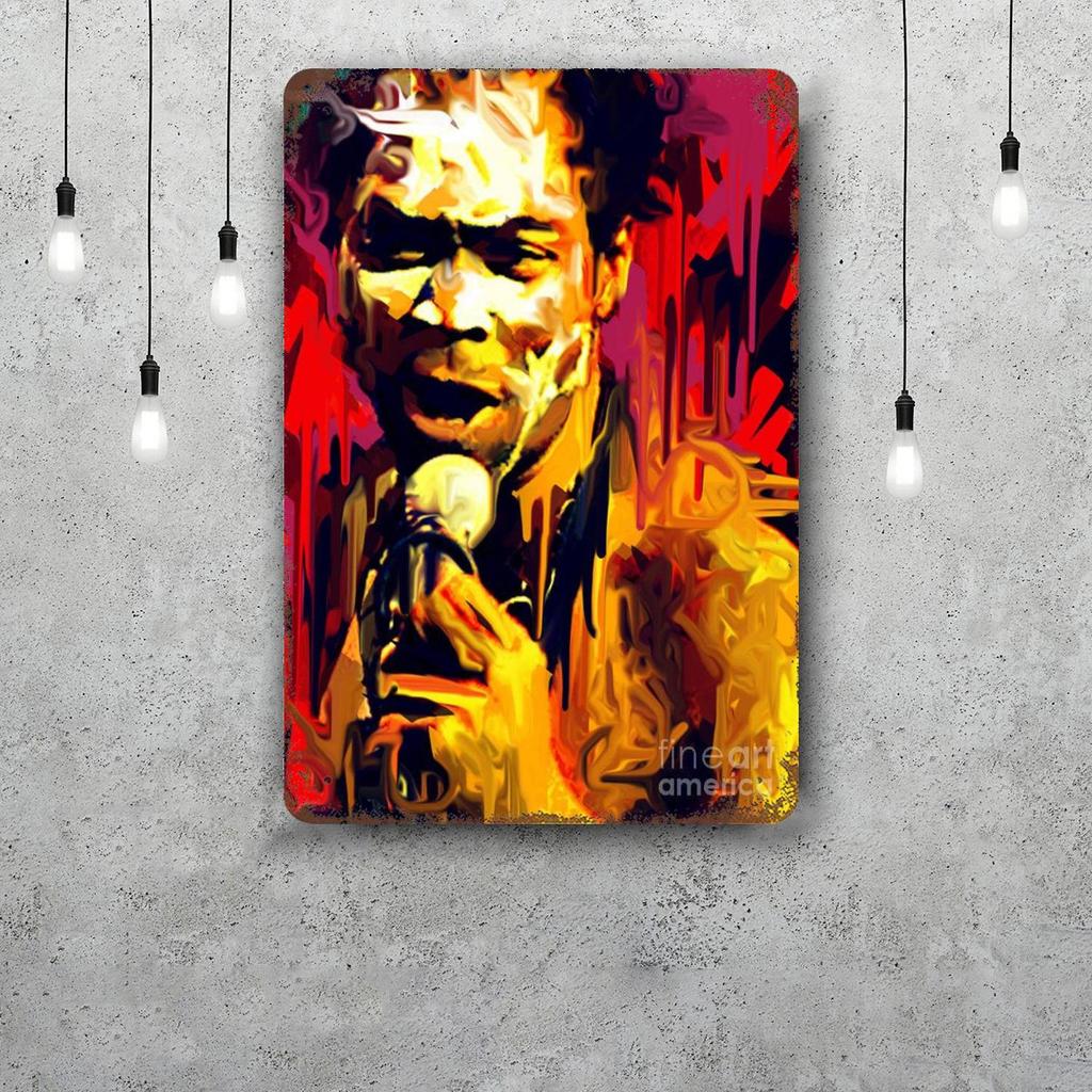 Fela Kuti Metal Signs wall decor Vintage Tin Signs Captain Metal Poster Decor for Bar Pub Club Wall Decoration