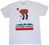 We Bare Bears California Republic Bear Stack Adult T-Shirt - Animated Series, C