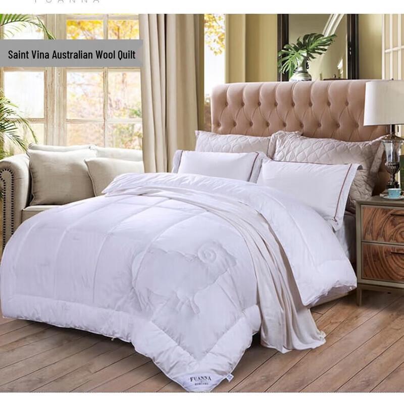 

Fuanna Saint Vina Australian Wool Winter Quilt 203x229cm